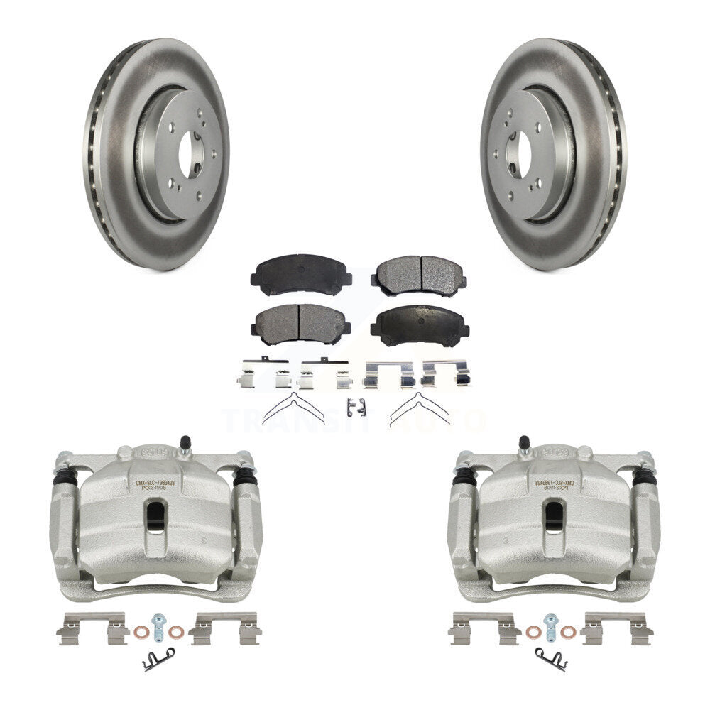 Transit Auto KCG-100720T Disc Brake Kit for 2010-2013 Suzuki Kizashi - Front product image