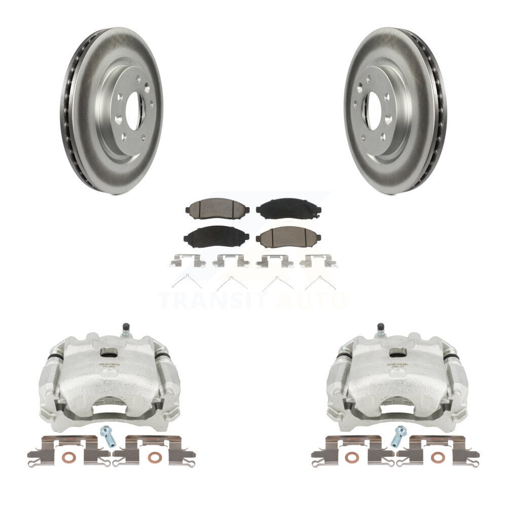 Transit Auto KCG-100721C Disc Brake Kit for 2015 Nissan LEAF - Front product image