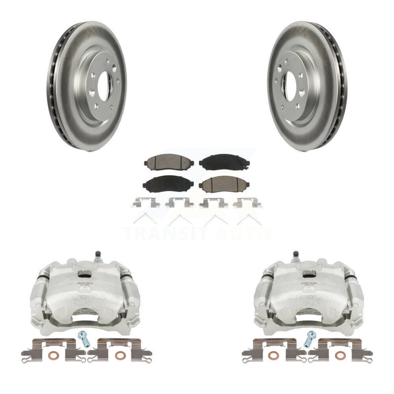 Transit Auto KCG-100721C Disc Brake Kit for 2015 Nissan LEAF - Front product image