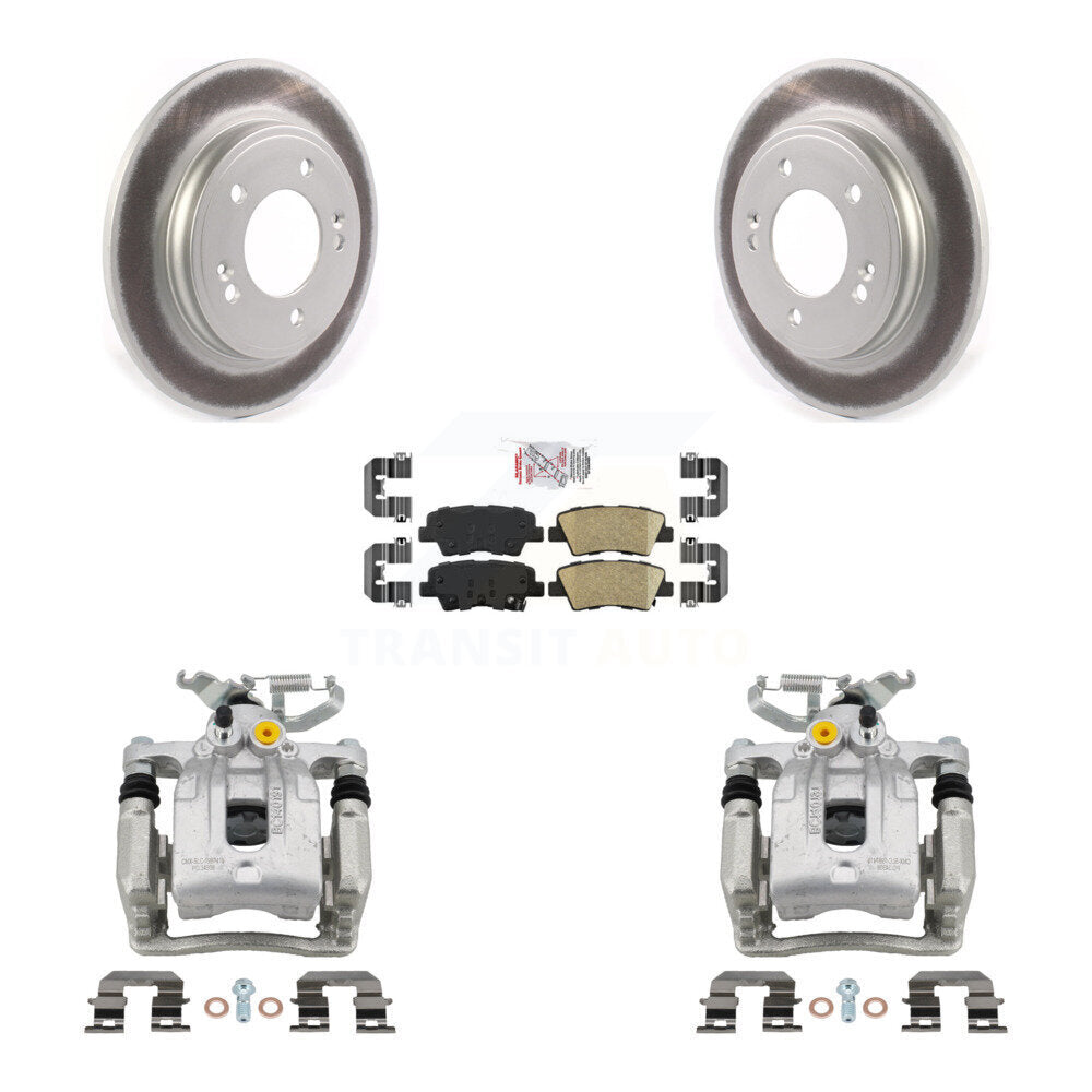 Transit Auto KCG-100721N Disc Brake Kit for 2017-2022 Kia Niro, Hyundai Elantra, Hyundai Ioniq - Rear product image