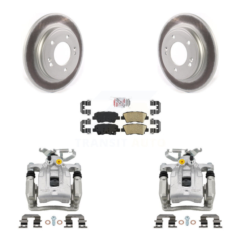Transit Auto KCG-100721N Disc Brake Kit for 2017-2022 Kia Niro, Hyundai Elantra, Hyundai Ioniq - Rear product image