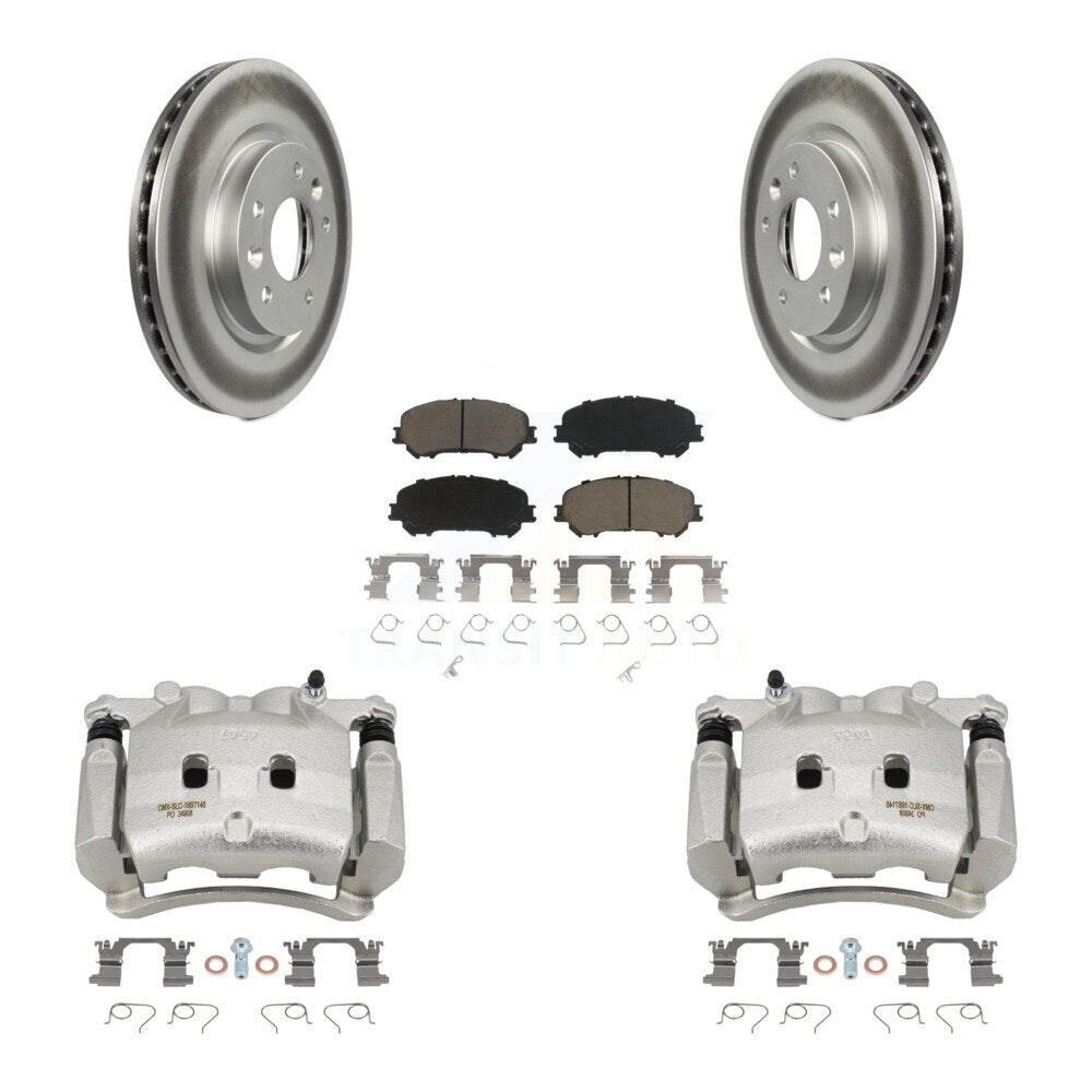 Transit Auto KCG-100722C Disc Brake Kit for 2017-2018 Nissan Rogue - Front product image