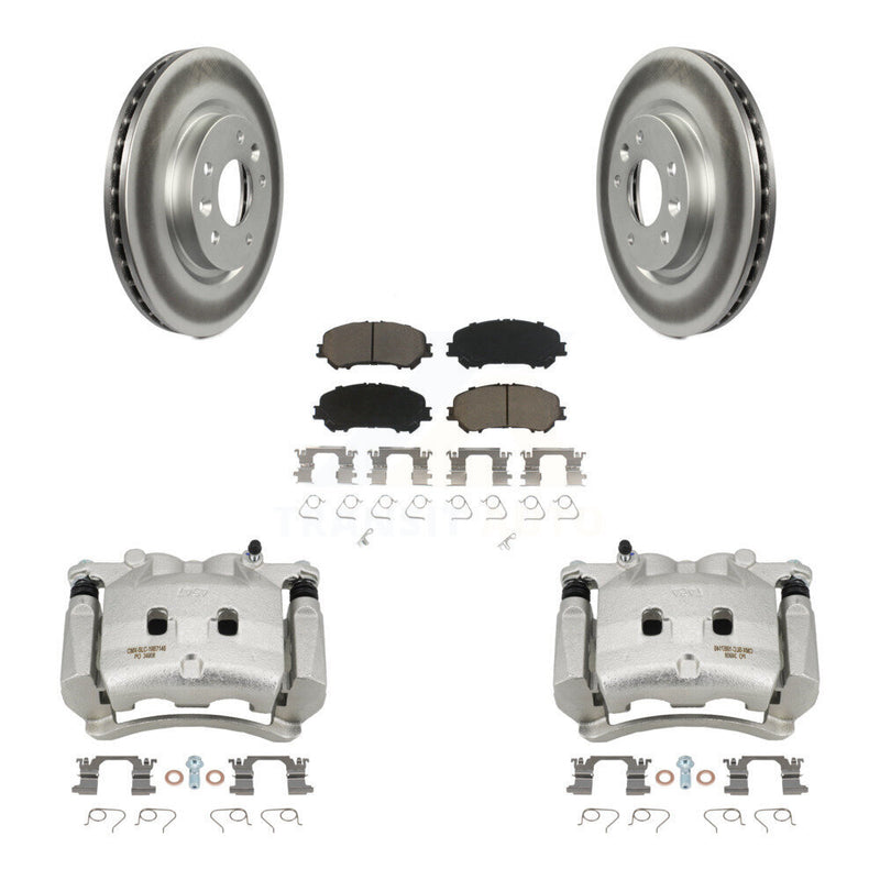 Transit Auto KCG-100722C Disc Brake Kit for 2017-2018 Nissan Rogue - Front product image