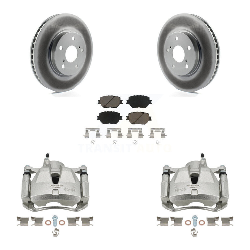 Transit Auto KCG-100724C Disc Brake Kit for 2014 Lexus IS250 - Front product image