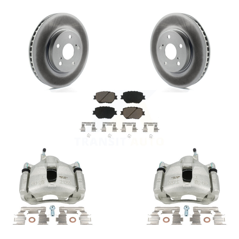 Transit Auto KCG-100725C Disc Brake Kit for 2014-2015 Lexus IS250 - Front product image
