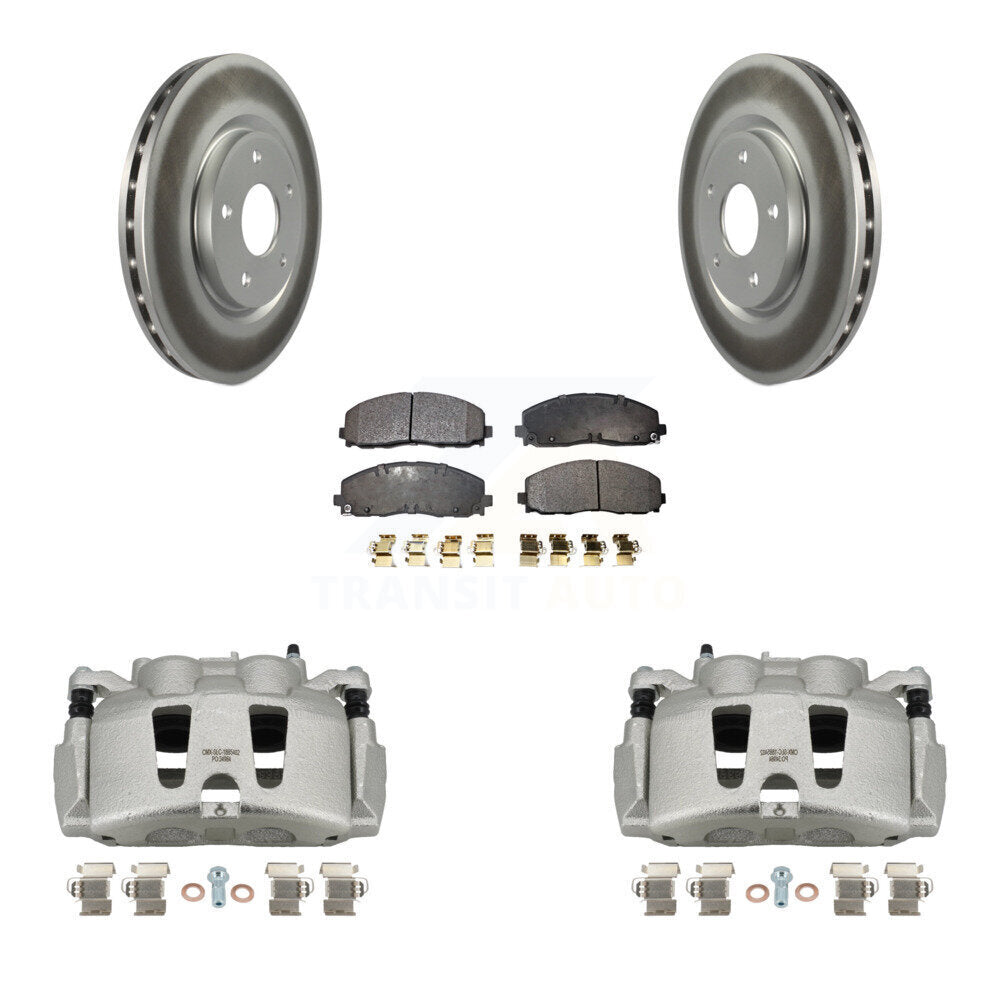 Transit Auto KCG-100727P Disc Brake Kit for 2017-2024 Chrysler Grand Caravan, Chrysler Pacifica, Chrysler Voyager & more - Front product image