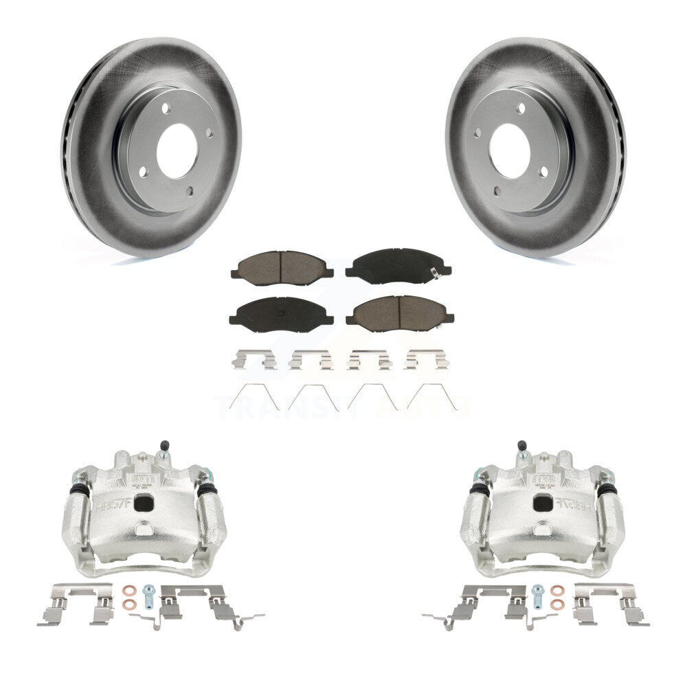 Transit Auto KCG-100728C Disc Brake Kit for 2008 Nissan Versa - Front product image