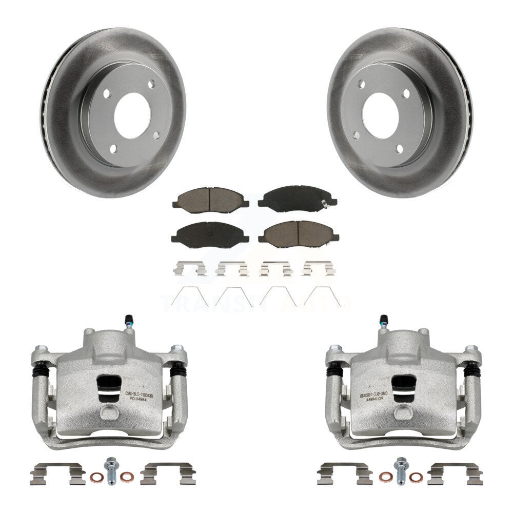 Transit Auto KCG-100729C Disc Brake Kit for 2009-2011 Nissan Versa - Front product image