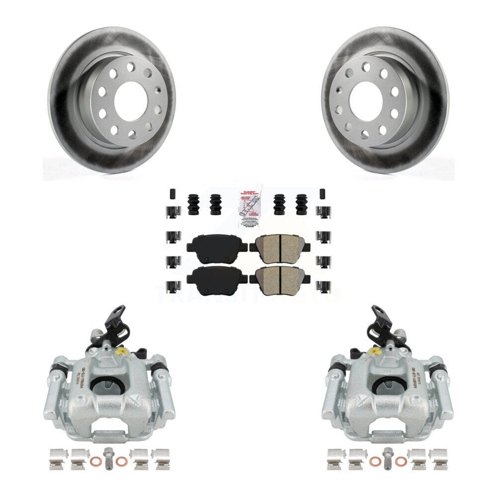 Transit Auto KCG-100729N Disc Brake Kit for 2010-2013 Volkswagen GTI, Volkswagen Eos, Audi A3 - Rear product image