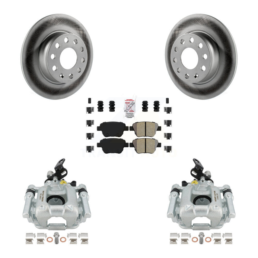 Transit Auto KCG-100730N Disc Brake Kit for 2010-2016 Volkswagen GTI, Volkswagen Beetle, Volkswagen Golf & more - Rear product image