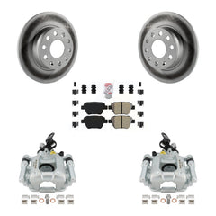 Transit Auto KCG-100730N Disc Brake Kit for 2010-2016 Volkswagen GTI, Volkswagen Beetle, Volkswagen Golf & more - Rear product image