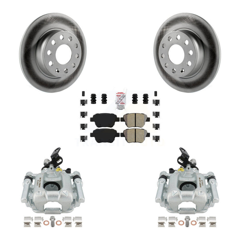 Transit Auto KCG-100730N Disc Brake Kit for 2010-2016 Volkswagen GTI, Volkswagen Beetle, Volkswagen Golf & more - Rear product image