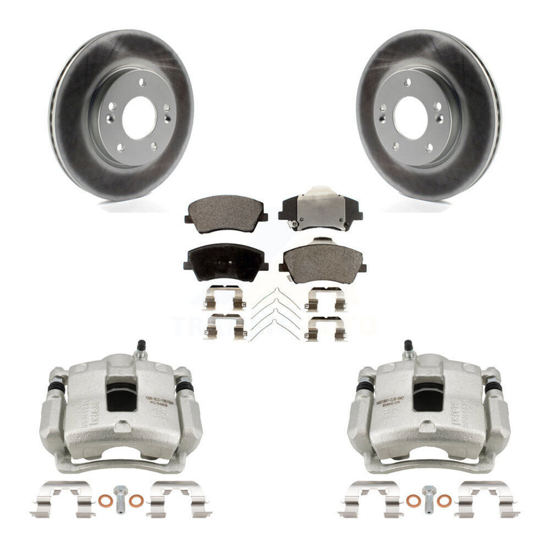 Transit Auto KCG-100730P Disc Brake Kit for 2017-2020 Hyundai Elantra - Front product image
