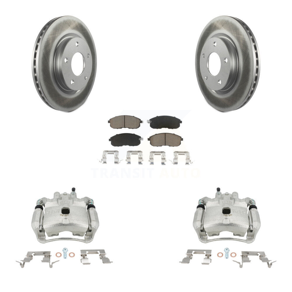 Transit Auto KCG-100731C Disc Brake Kit for 2013-2019 Nissan Sentra - Front product image