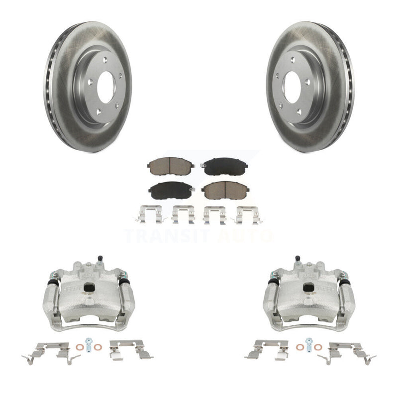 Transit Auto KCG-100731C Disc Brake Kit for 2013-2019 Nissan Sentra - Front product image