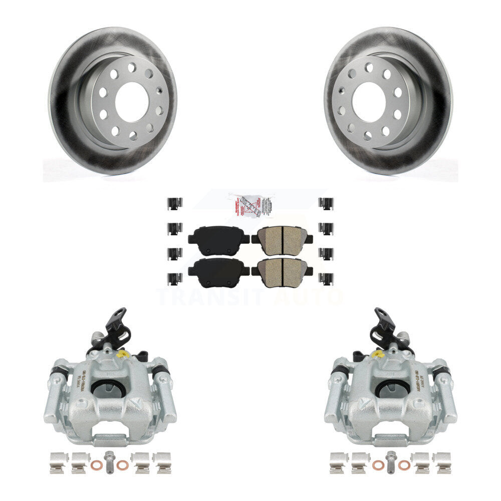 Transit Auto KCG-100731N Disc Brake Kit for 2010-2013 Volkswagen GTI, Volkswagen Eos, Audi A3 - Rear product image