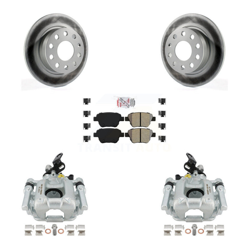Transit Auto KCG-100731N Disc Brake Kit for 2010-2013 Volkswagen GTI, Volkswagen Eos, Audi A3 - Rear product image
