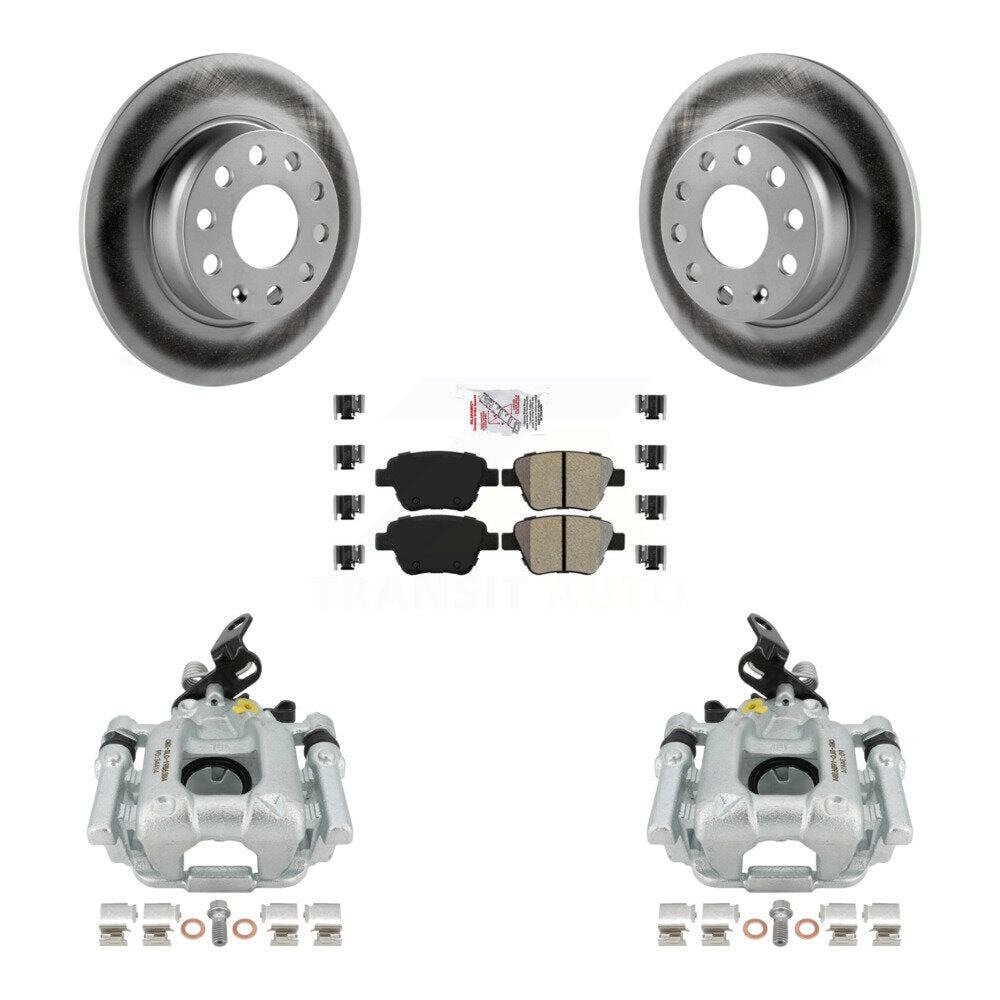 Transit Auto KCG-100732N Disc Brake Kit for 2010-2016 Volkswagen GTI, Volkswagen Beetle, Volkswagen Golf & more - Rear product image