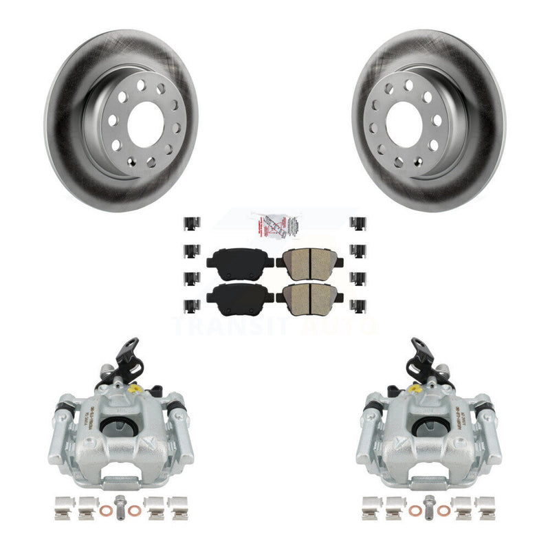 Transit Auto KCG-100732N Disc Brake Kit for 2010-2016 Volkswagen GTI, Volkswagen Beetle, Volkswagen Golf & more - Rear product image