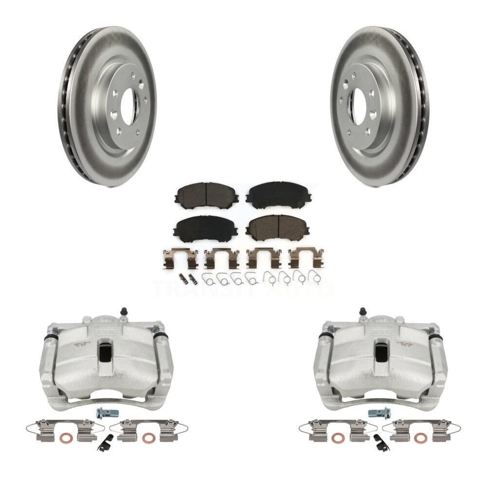 Transit Auto KCG-100732T Disc Brake Kit for 2014-2022 Nissan Rogue, Nissan Rogue Sport - Front product image