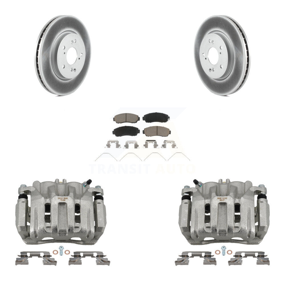 Transit Auto KCG-100733C Disc Brake Kit for 2011-2016 Honda Crosstour, Honda CR-V, Honda Accord Crosstour - Front product image