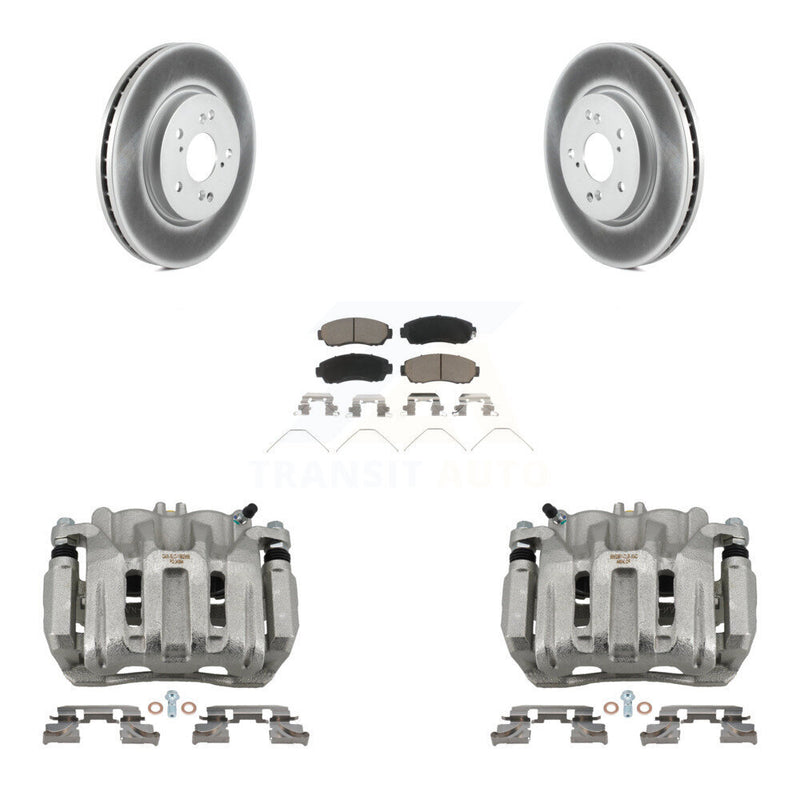 Transit Auto KCG-100733C Disc Brake Kit for 2011-2016 Honda Crosstour, Honda CR-V, Honda Accord Crosstour - Front product image
