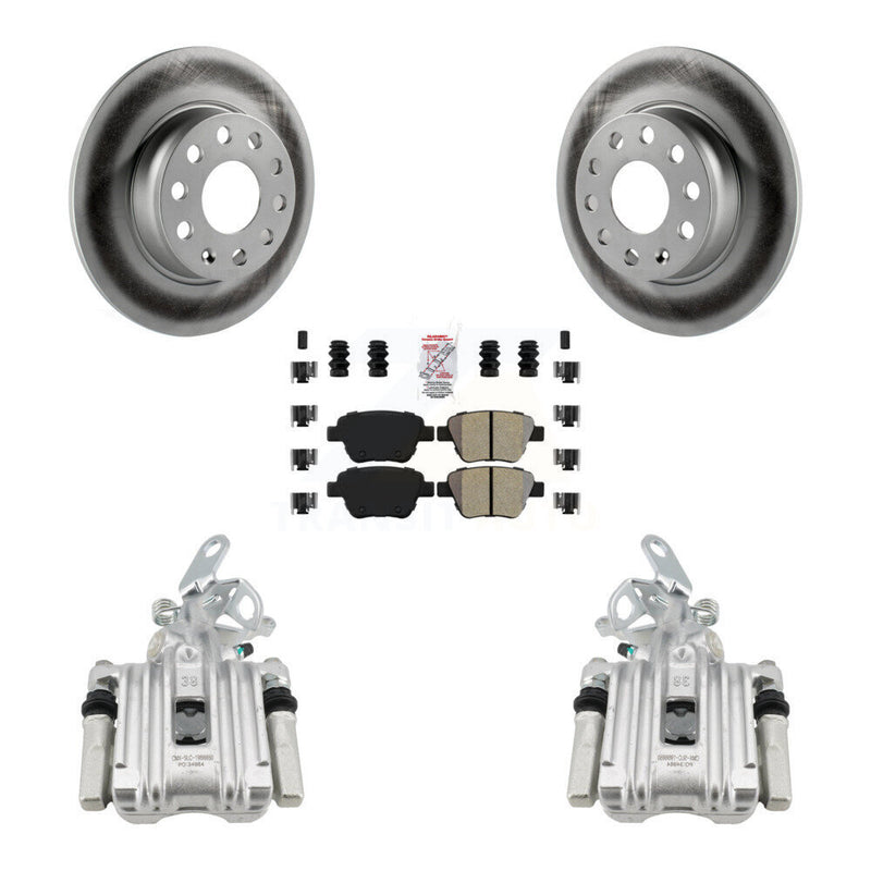 Transit Auto KCG-100733N Disc Brake Kit for 2011-2019 Volkswagen Beetle, Volkswagen Jetta, Volkswagen Golf - Rear product image
