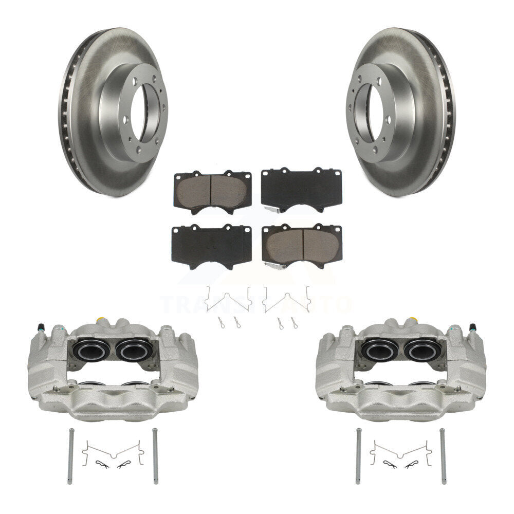 Transit Auto KCG-100734C Disc Brake Kit for 2007-2022 Toyota Tacoma, Toyota FJ Cruiser - Front product image