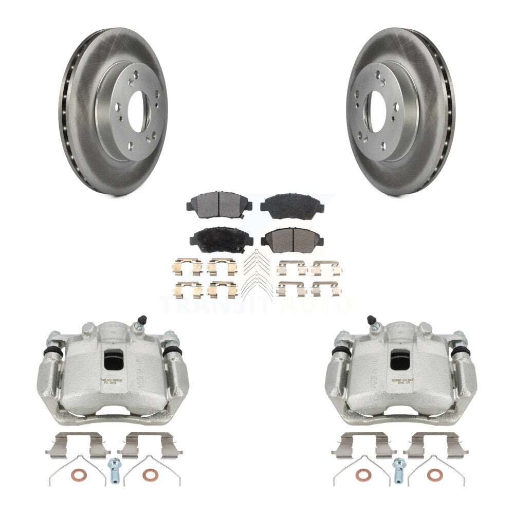 Transit Auto KCG-100734P Disc Brake Kit for 2011-2015 Honda CR-Z - Front product image
