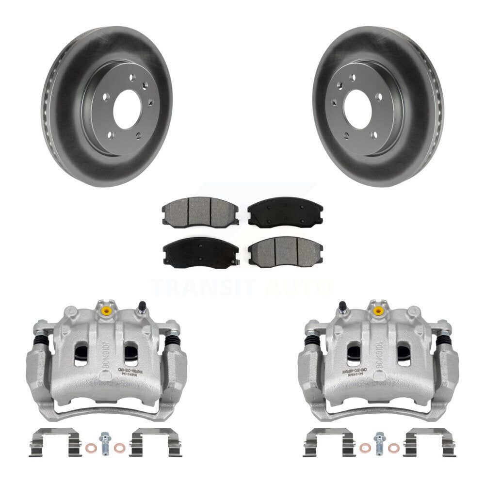 Transit Auto KCG-100735S Disc Brake Kit for 2007-2015 Chevrolet Captiva Sport, Saturn Vue, Chevrolet Equinox & more - Front product image