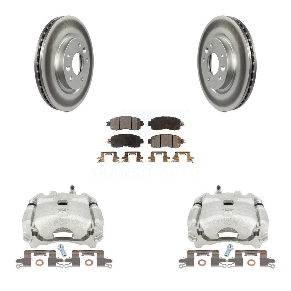 Transit Auto KCG-100735T Disc Brake Kit for 2015-2017 Nissan LEAF - Front product image