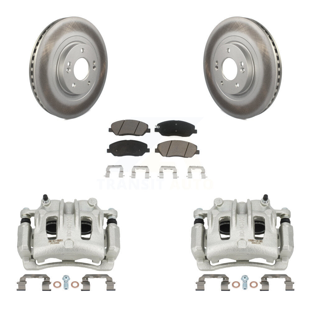 Transit Auto KCG-100736C Disc Brake Kit for 2013-2016 Hyundai Santa Fe, Hyundai Santa Fe XL - Front product image