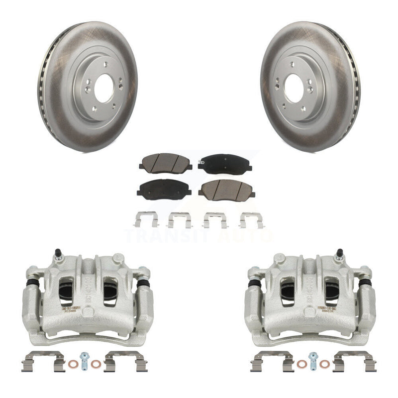 Transit Auto KCG-100736C Disc Brake Kit for 2013-2016 Hyundai Santa Fe, Hyundai Santa Fe XL - Front product image