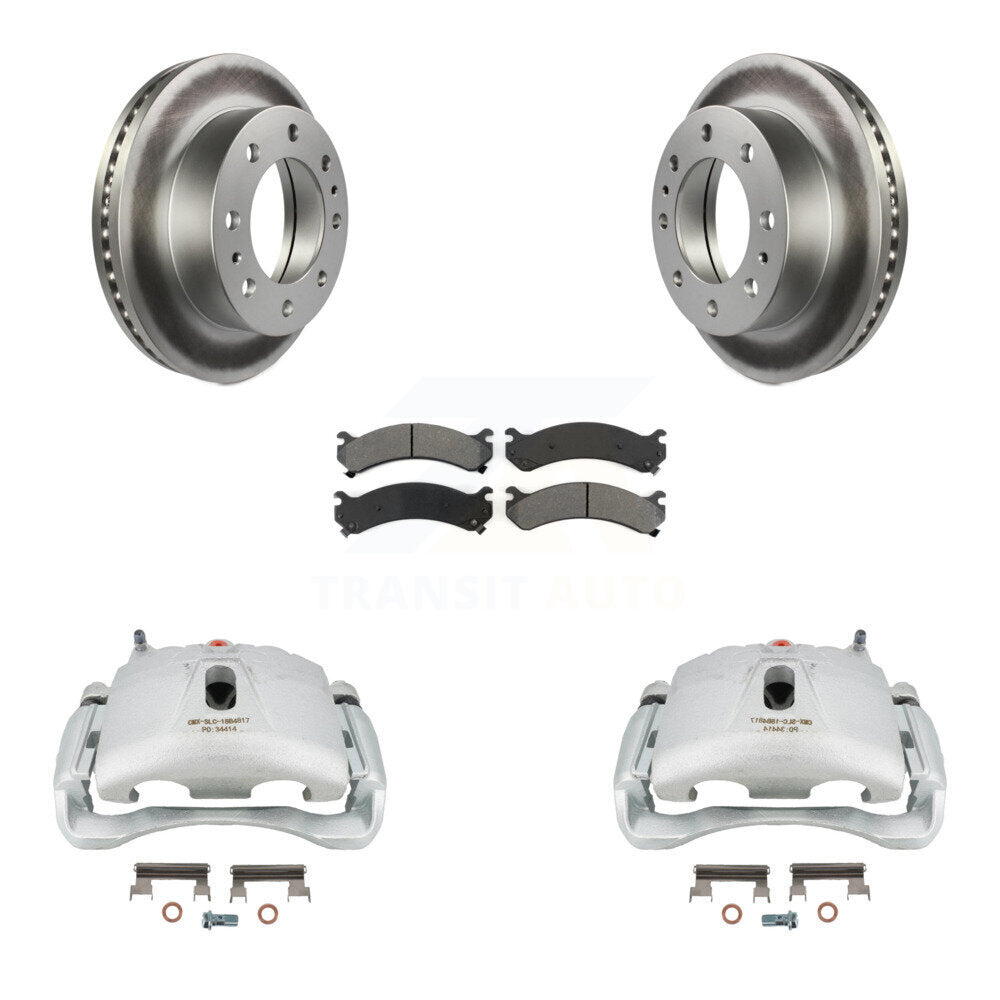 Transit Auto KCG-100736S Disc Brake Kit for 2001-2020 Chevrolet Express 4500, GMC Savana 4500, GMC Sierra 3500 Classic & more - Front product image