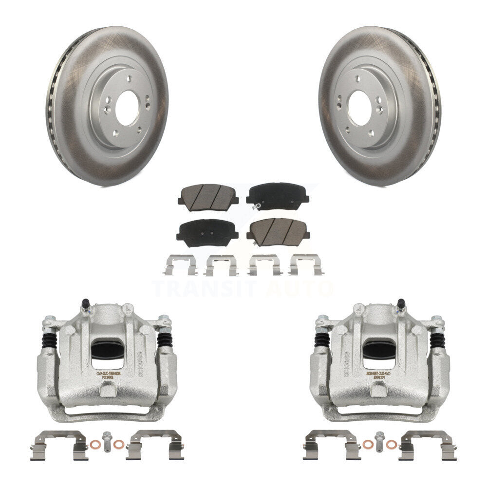 Transit Auto KCG-100737C Disc Brake Kit for 2013-2016 Kia Sorento, Hyundai Santa Fe Sport - Front product image