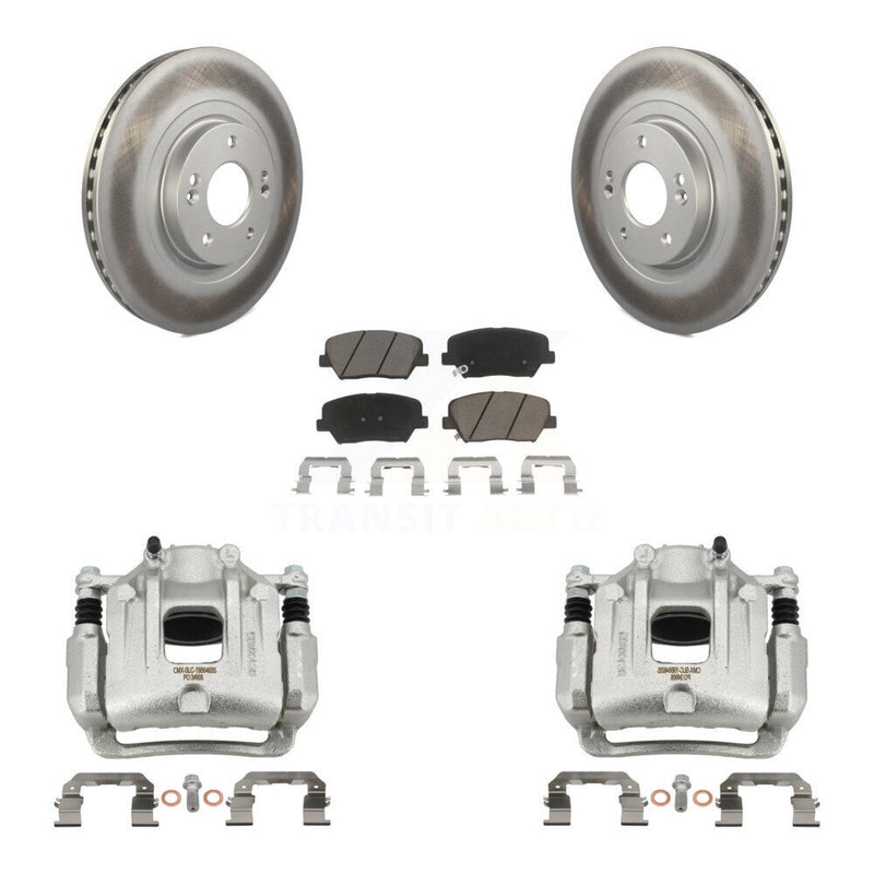Transit Auto KCG-100737C Disc Brake Kit for 2013-2016 Kia Sorento, Hyundai Santa Fe Sport - Front product image