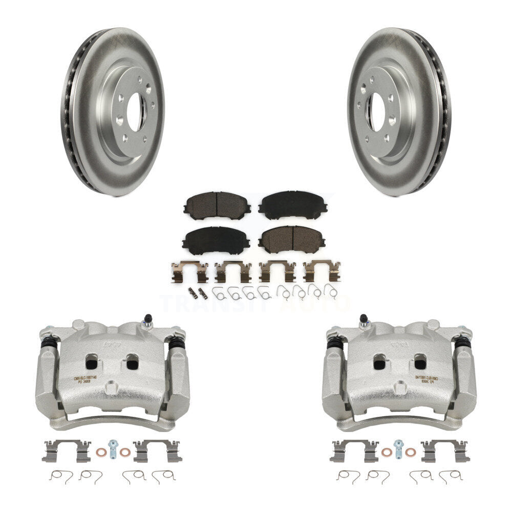 Transit Auto KCG-100737T Disc Brake Kit for 2017-2018 Nissan Rogue - Front product image