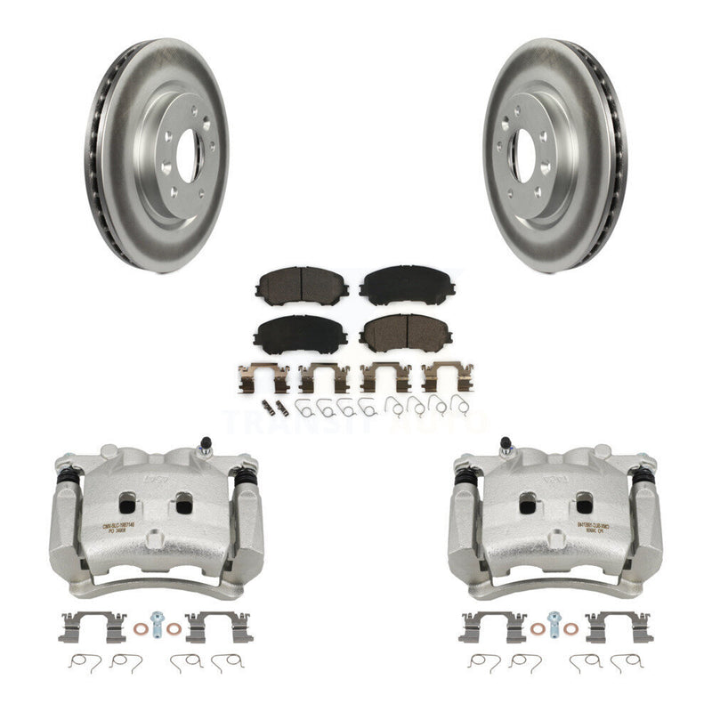 Transit Auto KCG-100737T Disc Brake Kit for 2017-2018 Nissan Rogue - Front product image