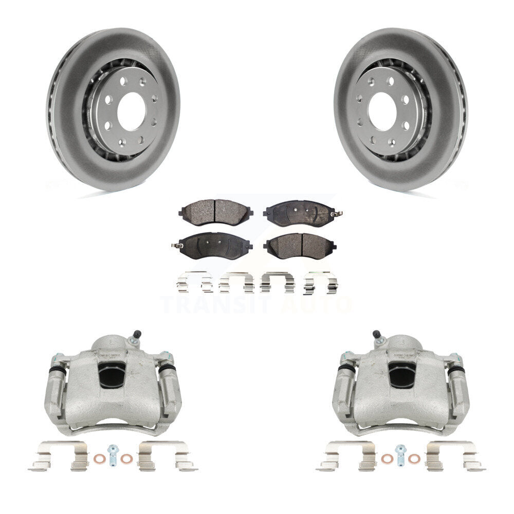 Transit Auto KCG-100738P Disc Brake Kit for 2004-2016 Chevrolet Spark EV, Chevrolet Spark, Pontiac G3 & more - Front product image