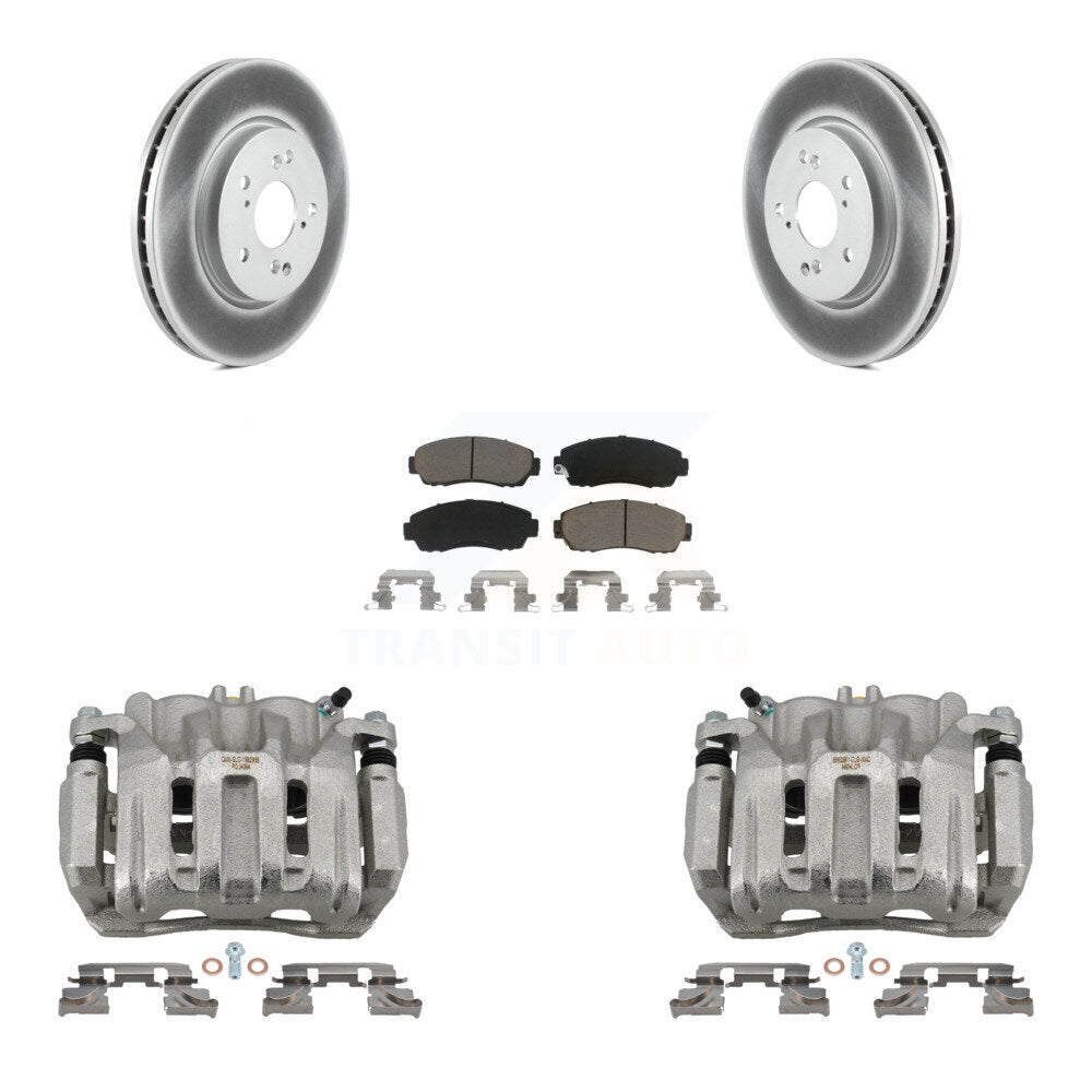 Transit Auto KCG-100739C Disc Brake Kit for 2007-2012 Honda Crosstour, Honda Accord Crosstour, Acura RDX & more - Front product image
