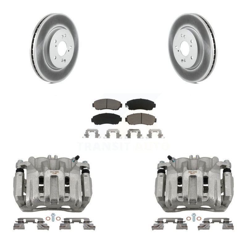 Transit Auto KCG-100739C Disc Brake Kit for 2007-2012 Honda Crosstour, Honda Accord Crosstour, Acura RDX & more - Front product image