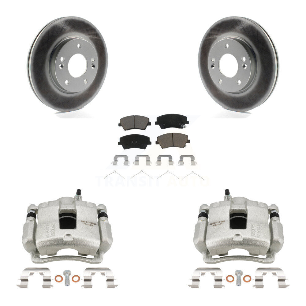 Transit Auto KCG-100742C Disc Brake Kit for 2017-2020 Hyundai Elantra - Front product image