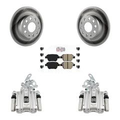Transit Auto KCG-100742N Disc Brake Kit for 2011-2019 Volkswagen Beetle, Volkswagen Jetta, Volkswagen Golf - Rear product image