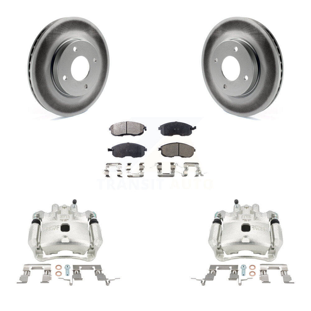 Transit Auto KCG-100742T Disc Brake Kit for 2007-2014 Nissan Cube, Nissan Versa - Front product image