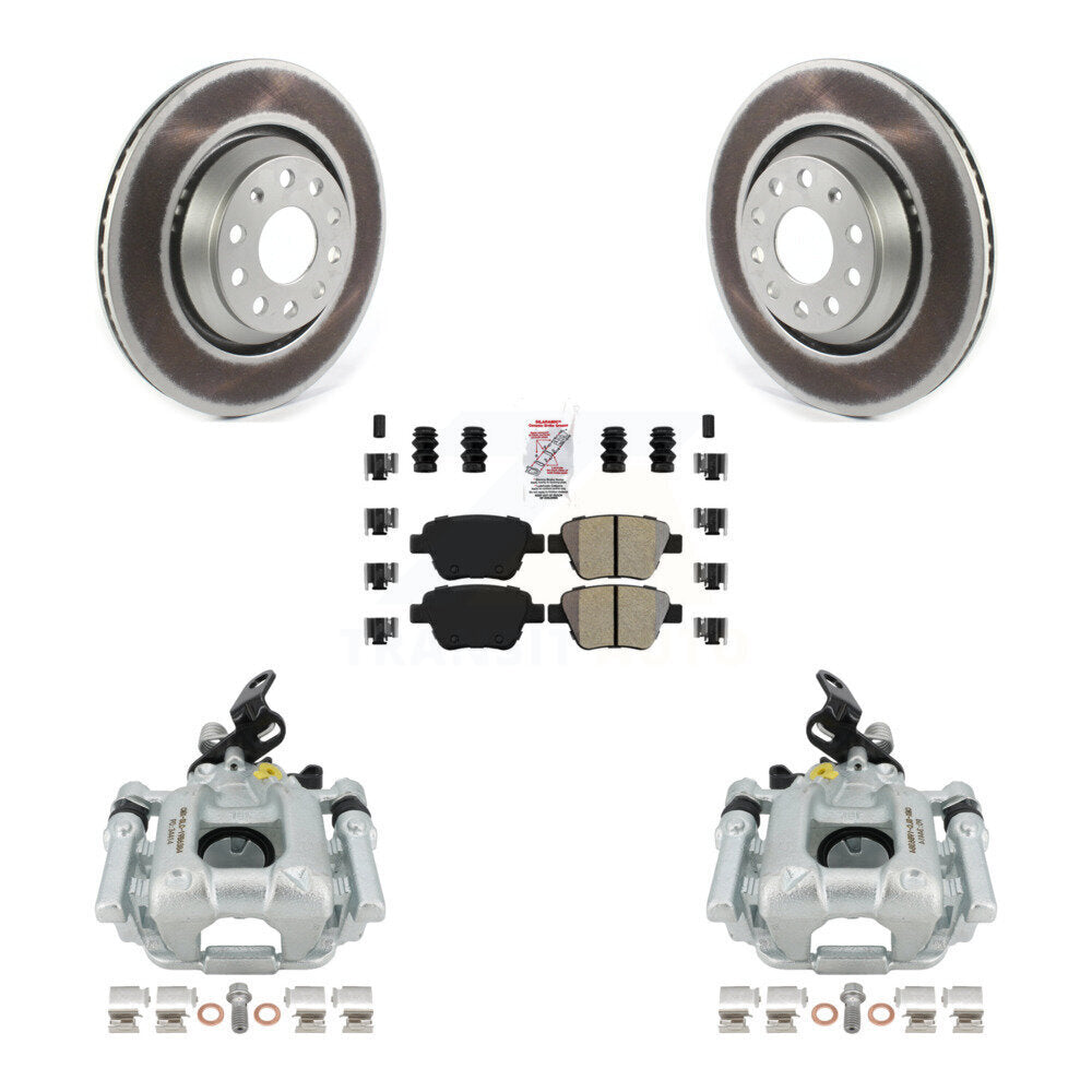 Transit Auto KCG-100743N Disc Brake Kit for 2011-2013 Volkswagen GTI, Audi A3 Quattro - Rear product image