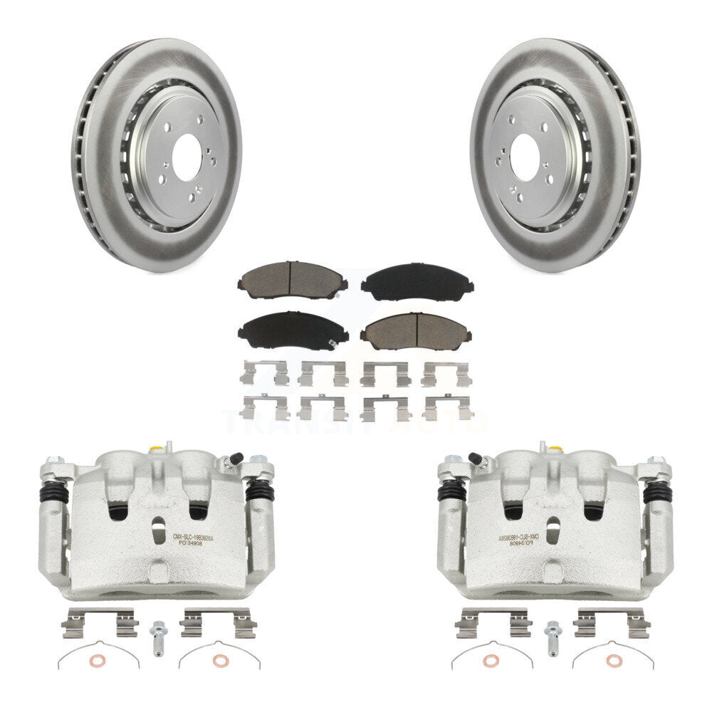 Transit Auto KCG-100744C Disc Brake Kit for 2014-2016 Acura MDX - Front product image