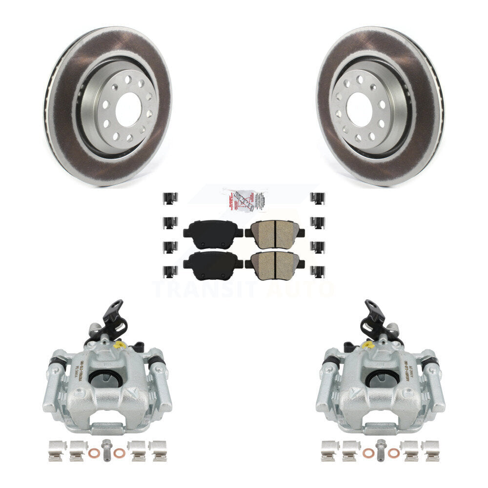 Transit Auto KCG-100744N Disc Brake Kit for 2011-2013 Volkswagen GTI, Audi A3 Quattro - Rear product image
