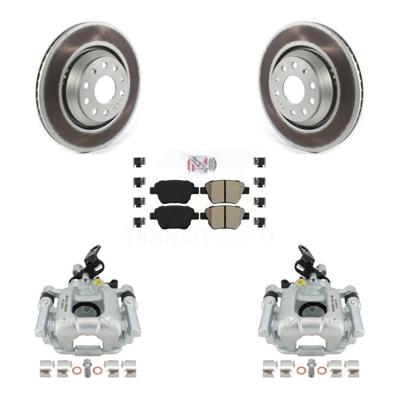 Transit Auto KCG-100744N Disc Brake Kit for 2011-2013 Volkswagen GTI, Audi A3 Quattro - Rear product image