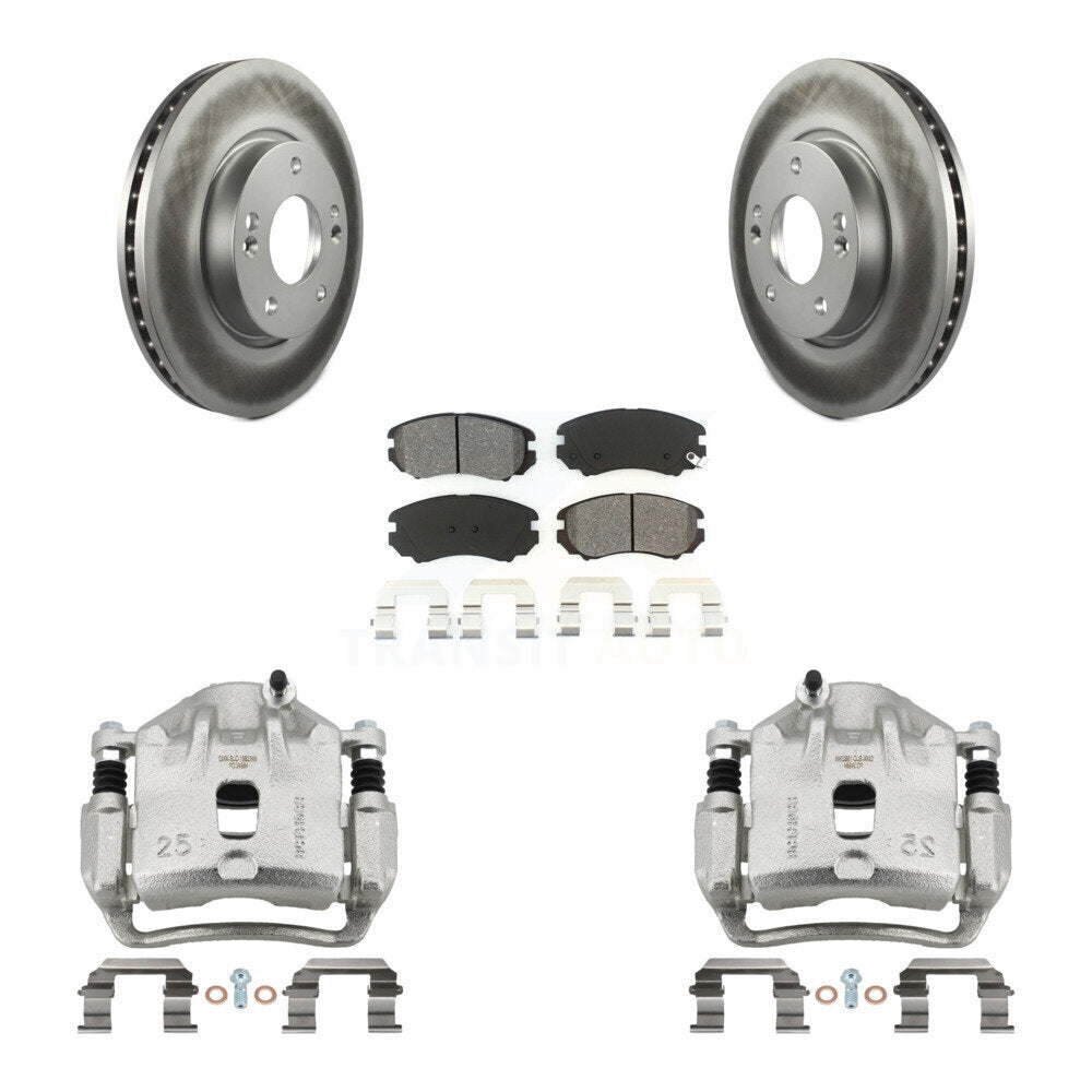 Transit Auto KCG-100744S Disc Brake Kit for 2012-2013 Kia Soul - Front product image
