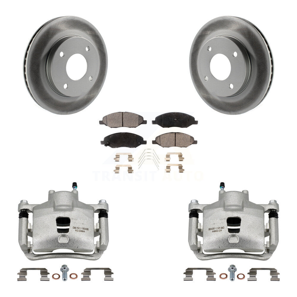 Transit Auto KCG-100744T Disc Brake Kit for 2009-2011 Nissan Versa - Front product image